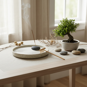 Rock Garden Incense Holder - lifestyle scene