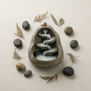 Mountain Mist Backflow Burner - flat lay