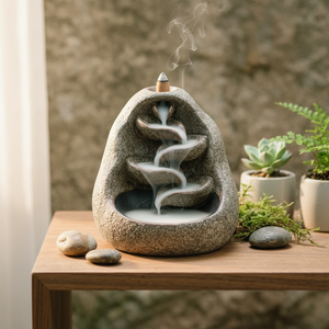 Mountain Mist Backflow Burner - lifestyle scene