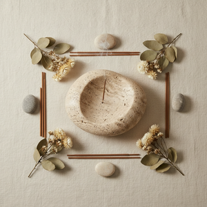 Signature Handcrafted Statement Holder - flat lay