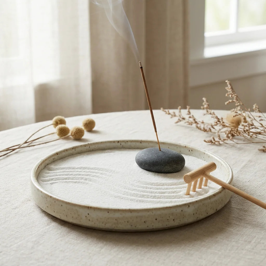 Rock Garden Incense Holder