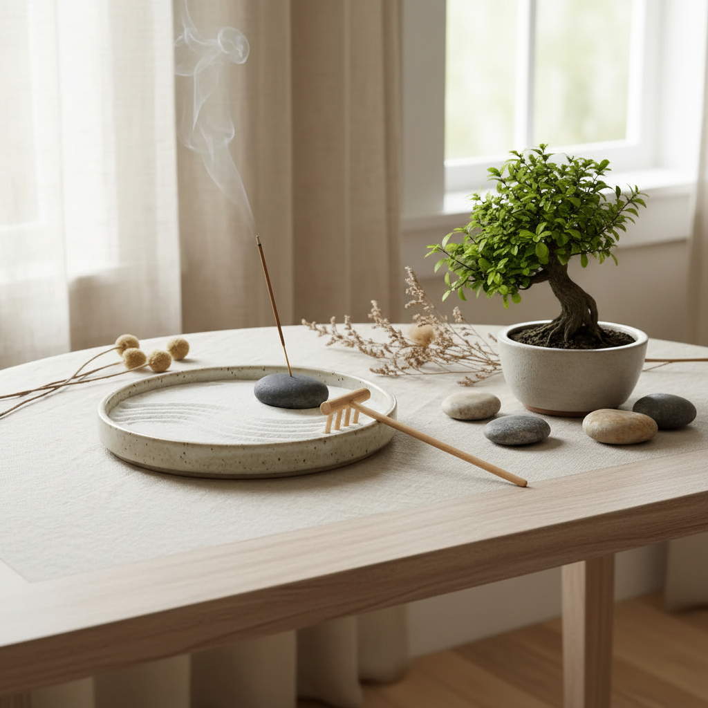 Rock Garden Incense Holder - lifestyle scene