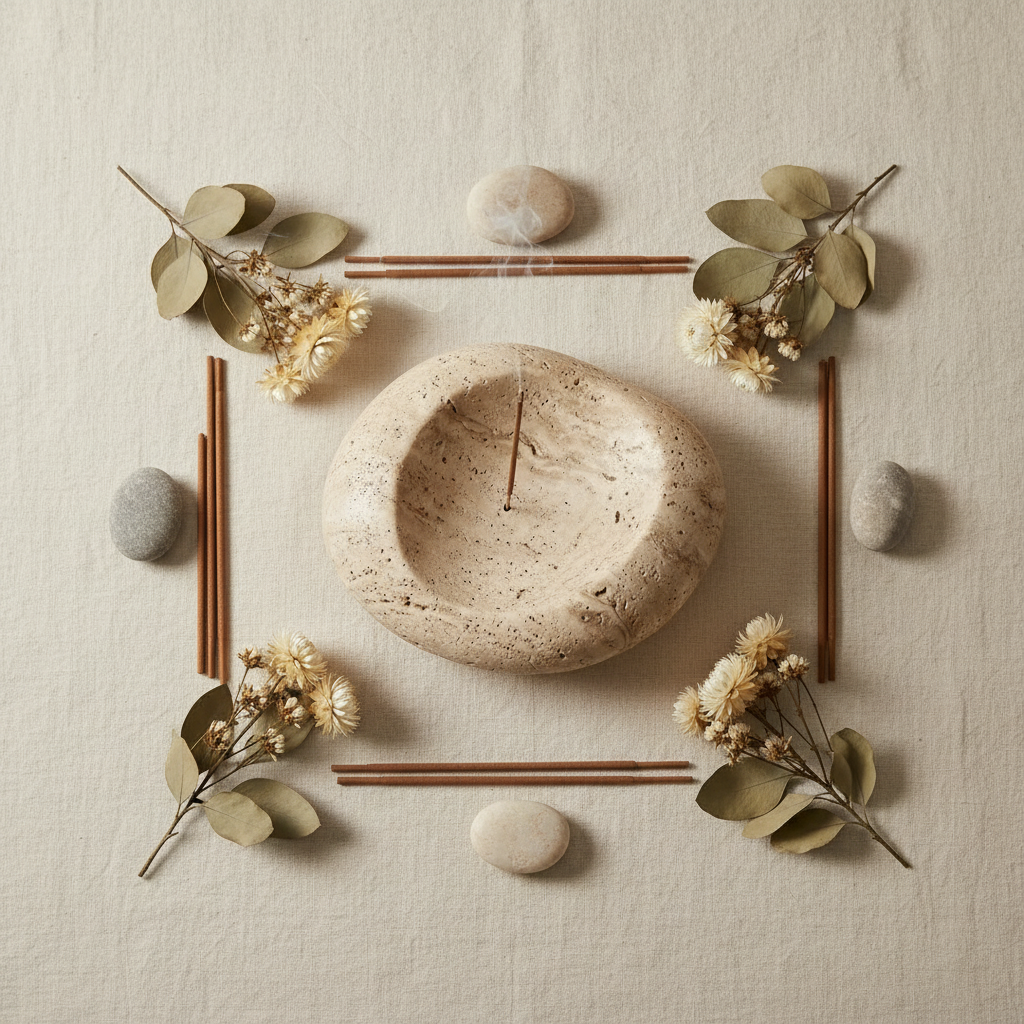 Signature Handcrafted Statement Holder - flat lay